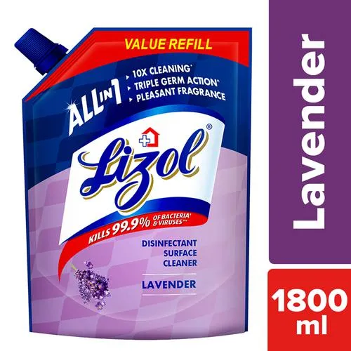 Lizol All In One Disinfectant Surface - Lavender 1.8 L Refill