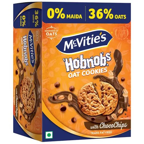 McVitie's Hobnobs Oat Cookies With Chocochips 30.77 g (5 Packs x 30.77 g)