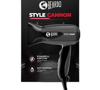 Beardo Style Cannon Hair Dryer – Powerful 1000 W Airflow