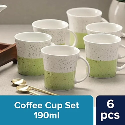 AliX Tea / Coffee / Milk Mug Enchant 190 ml (Set of 6)