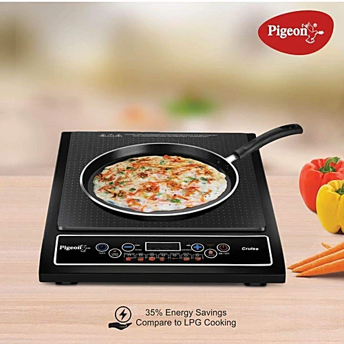 Pigeon by Stovekraft Cruise Induction Cooktop - With Crystal Glass 1800 Watt 7 Segments LED Display Auto Switch Off - Image 2