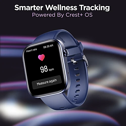 boAt Storm Call 2 Smartwatch - Dark Blue 4.64 cm - Image 3