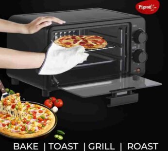 Pigeon Oven Toaster Grill 9 Liters OTG without Rotisserie for Oven Toaster and Grill for grilling and baking Cakes