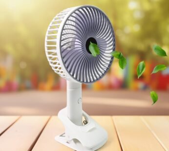 Multifunctional USB Desk Fan Clipped Fan (1 Pc / With Color Box)