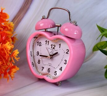 Mini Cute Alarm Clock Small Kids and Students (Mix Design & Color / 1 Pc)