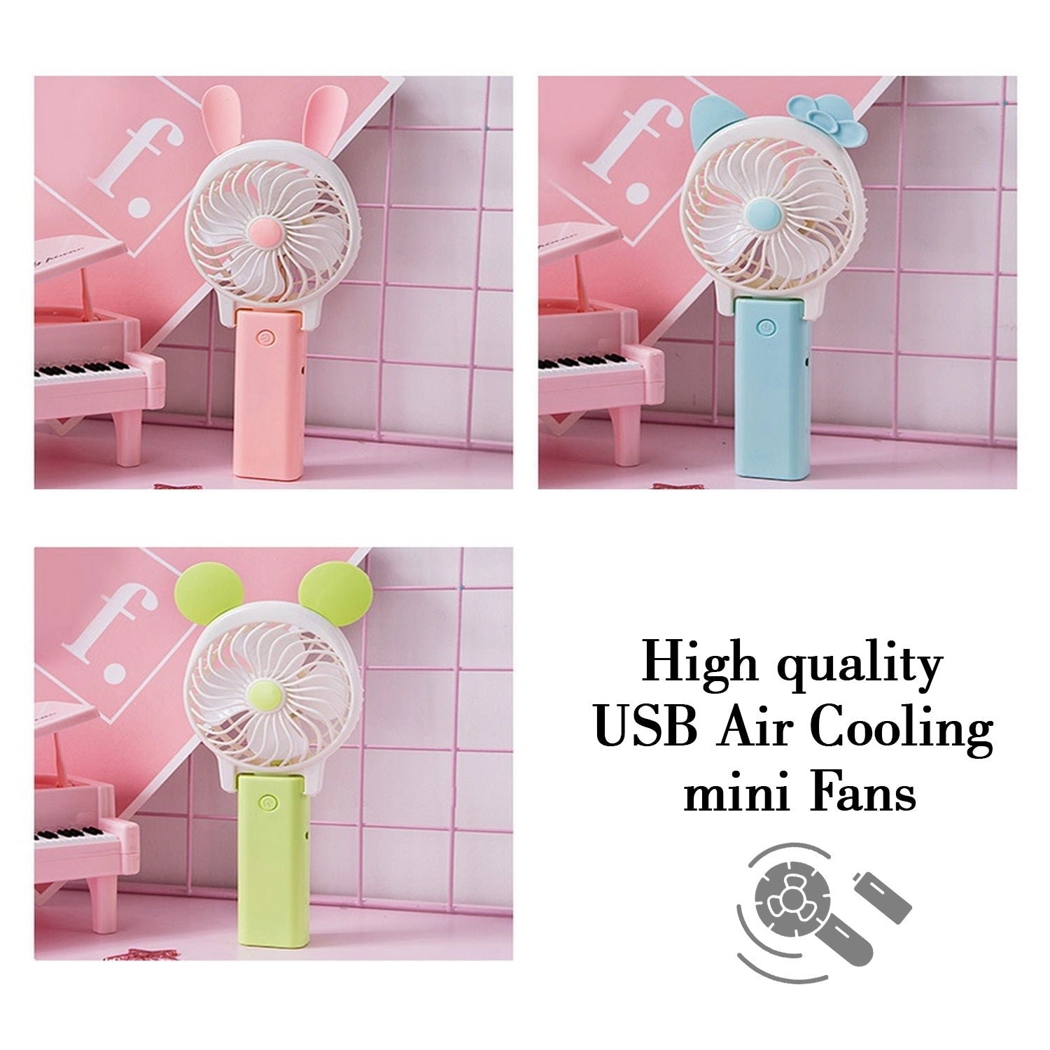 Mini Cartoon Style Fan household and many more for producing fresh air purposes - Image 6