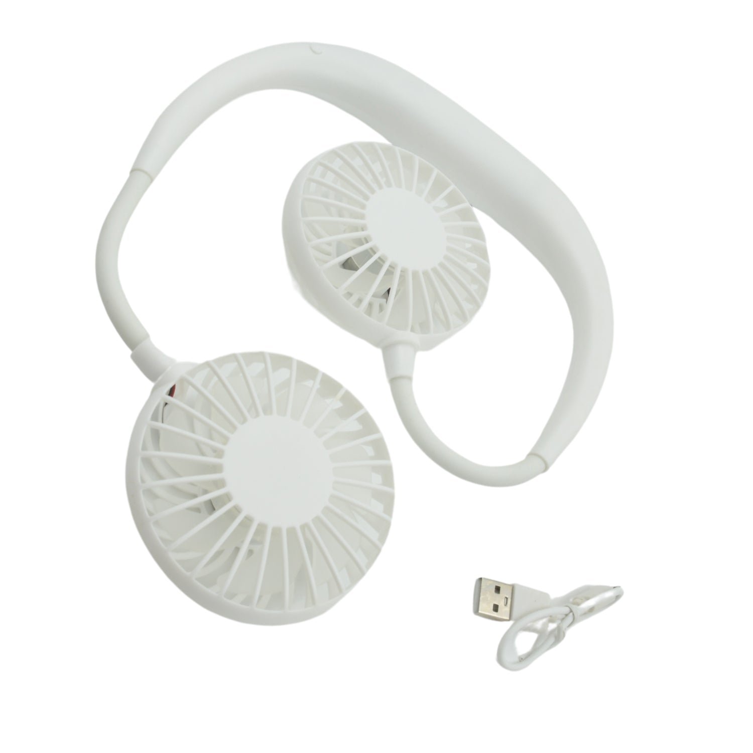 USB Rechargeable Wearable Neckband Fan - Image 5