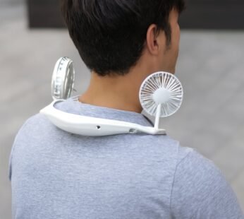 USB Rechargeable Wearable Neckband Fan