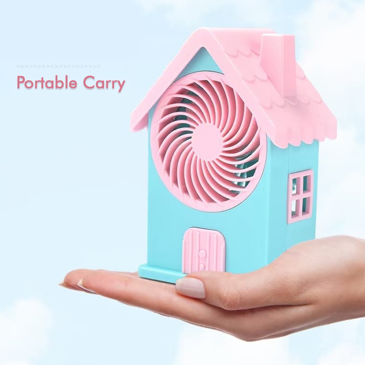 Mini Rechargeable Portable Personal Desk Fan (Battery Not Include) - Image 8