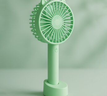 Portable Classic Hand Fan 3-Speed Table Fan for Office School Home Use