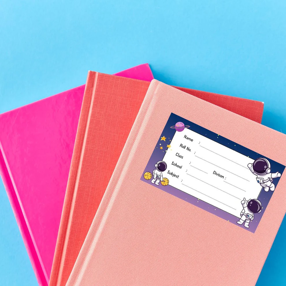 Customized Kids Name Labels for School Books and Notebooks (Pack of 24) - Image 4