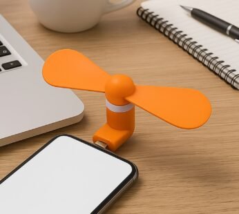 Mini USB Fan – Instant Cooling Handy Fan for Anytime Use (Micro Port)