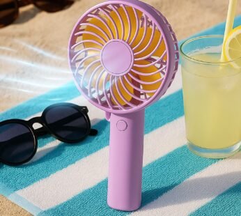 Portable Mini handy Fan & Personal Table Fan (Battery Not Include)