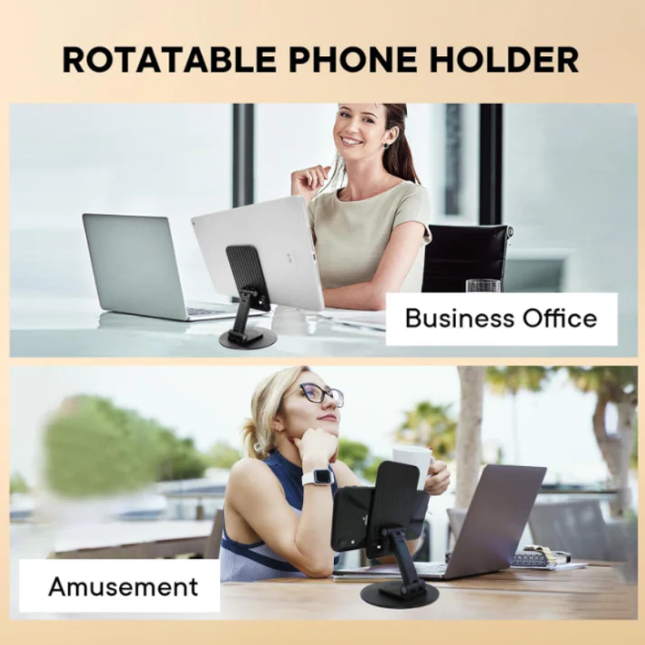 360 Rotating Foldable Mobile Phone Stand: Ultimate Desk Holder - Image 2