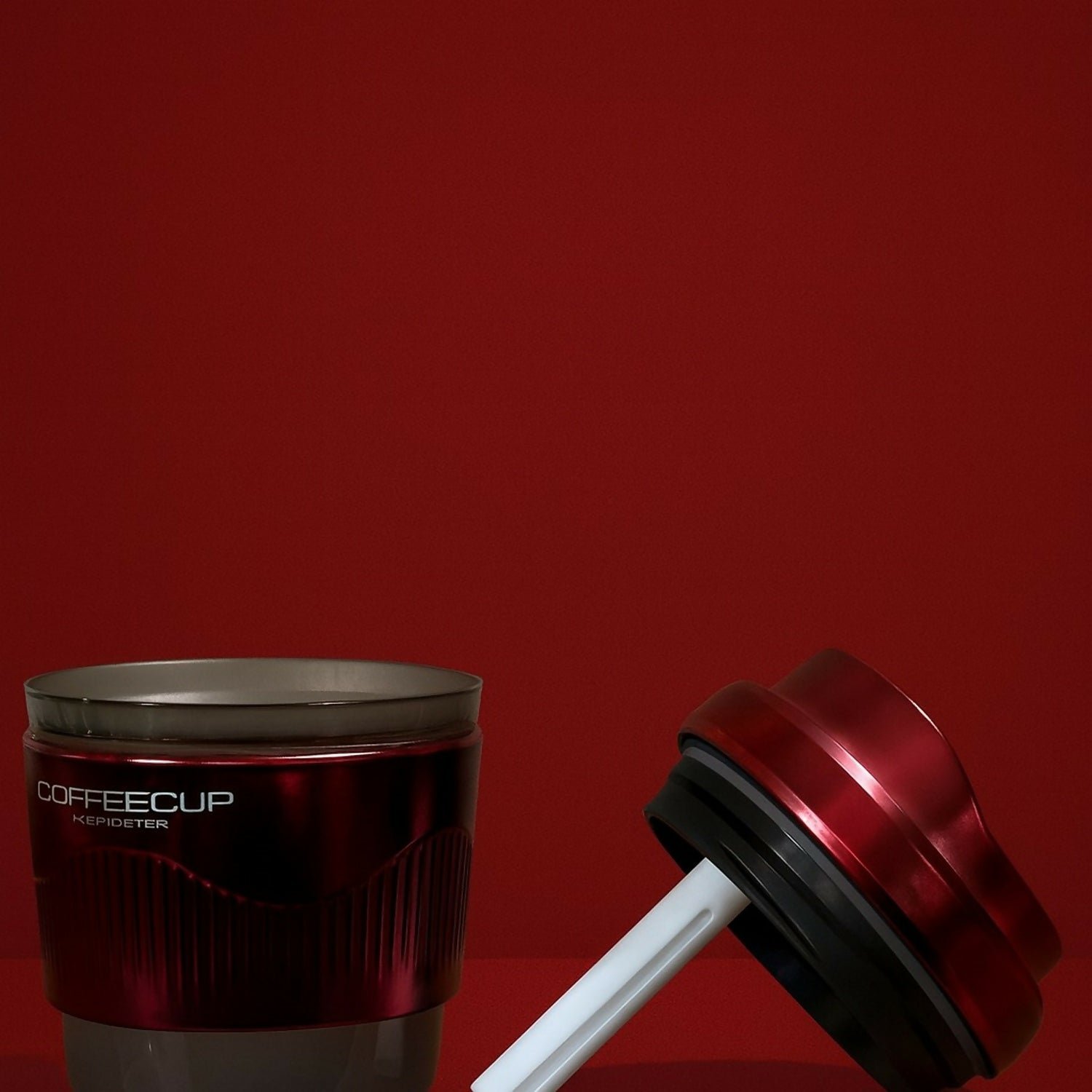 USB Coffee Cup Mini Humidifier 200ml Portable Cool Mist for Car & Office - Image 2