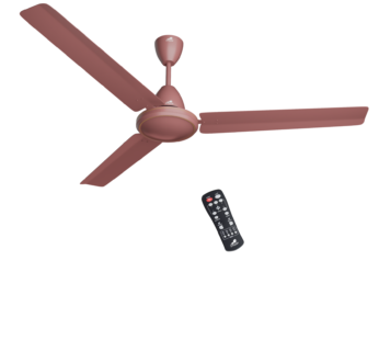 ZADAP CASA-Pro 1200mm BLDC Ceiling Fan with Remote | 28W Energy Saving | High Speed 390 RPM (Matt Brown)