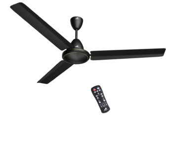 ZADAP CASA-Pro 1200mm BLDC Ceiling Fan with Remote | 28W Energy Saving | High Speed 390 RPM (Smoke Brown)