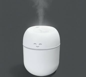 Cute USB Humidifier with Night Light & Dual Spray for Home, Office & Bedroom