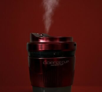 USB Coffee Cup Mini Humidifier 200ml Portable Cool Mist for Car & Office
